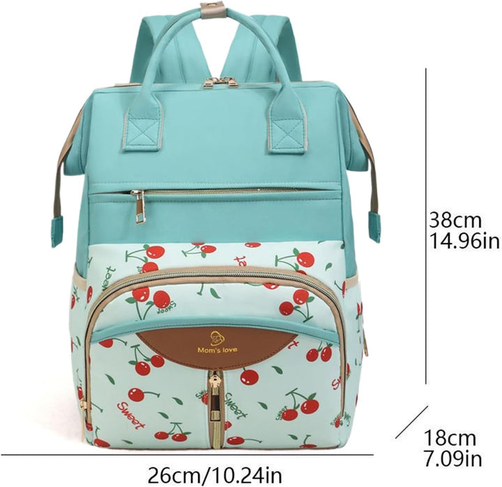 Wickelrucksack,Wasserdichte Grosse Windeltasche Mit Kinderwagen Halterung | Baby Reisetasche Mit Wic