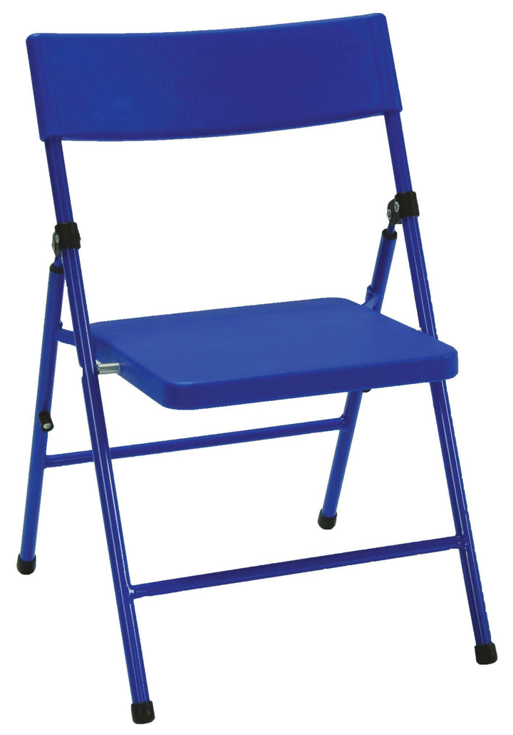 COSCO Pinch-Free Kinder klemmfreien Klappstuhl, Legierungsstahl, Blau, 35.5 x 40 x 57.4 cm, Blau