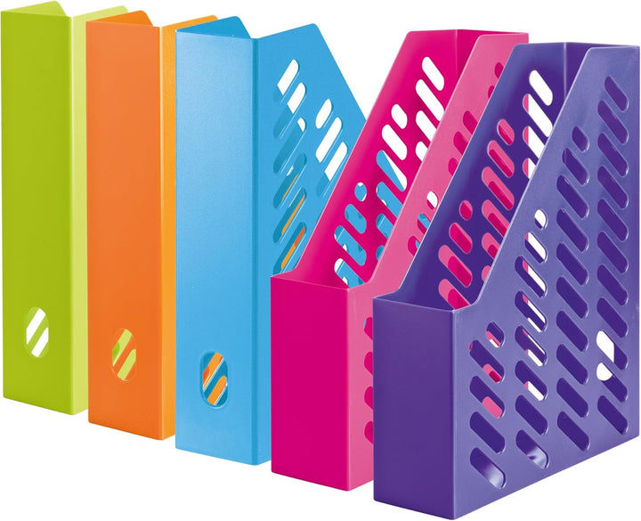 HAN Stehsammler KLASSIK, 10 STÜCK, moderner Stehsammler, Prospektsänder, Unterlagenhalter, Zeitungss