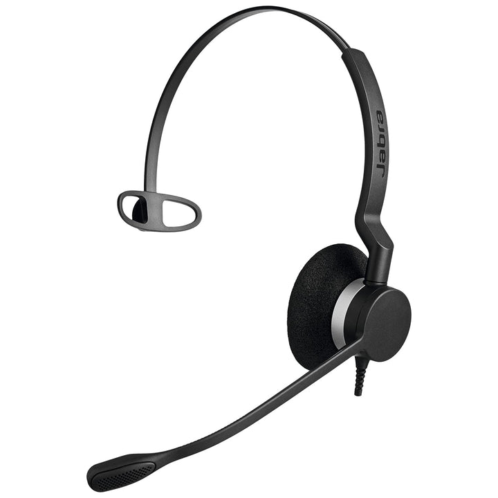 Jabra Biz 2300 Quick Disconnect UC On-Ear Mono Headset - Unified Communications Certified Noise-canc