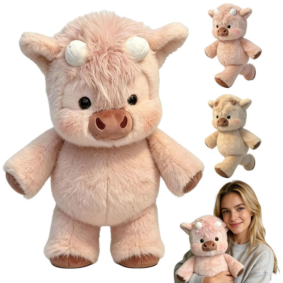 Running Cow Plush 45cm, Laufendes Kuscheltier, Interaktive Plüschtier Einer Laufenden Kuh, Kuh Kusch