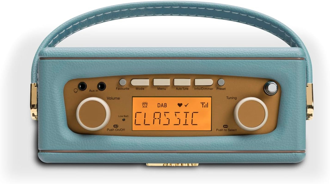 Roberts Revival UNO BT DAB+/FM/Bluetooth Radio Duck Egg Blue, Duck Egg Blue