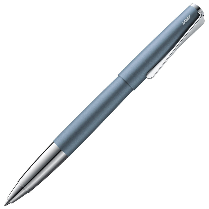 LAMY 1234857 studio Tintenroller 366 – Zeitloser Tintenroller in der Farbe Glacier aus rostfreiem Ed