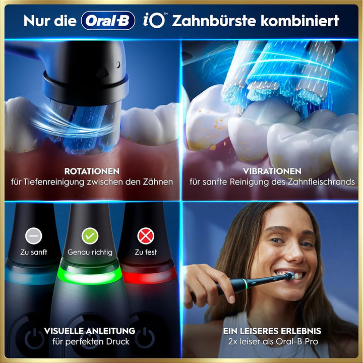 Oral-B iO Series 9 Luxe Edition Elektrische Zahnbürste/Electric Toothbrush, 7 Putzmodi, Zahnpflege,