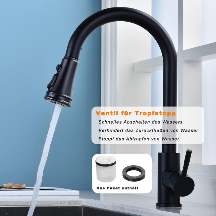 3 Modi Brausekopf Küchenarmatur Pull out Küchenarmaturen Ersatz Brausekopf Geschirrbrause Handbrause