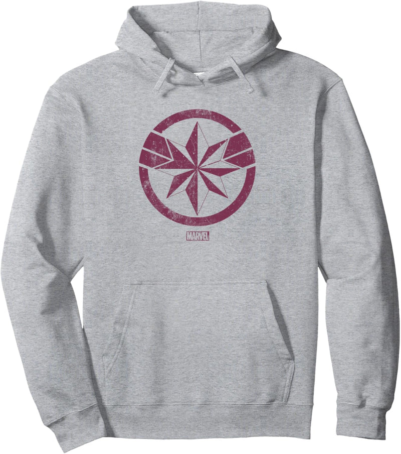 Marvel Captain Marvel Cranberry Pullover Hoodie