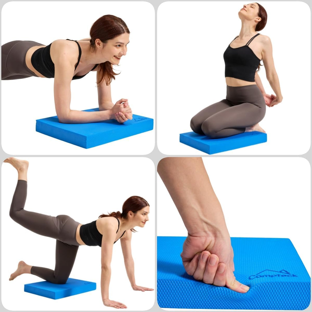CampTeck Schaumstoff Balance Pad - Leicht und rutschfest für Stabilität, Kraft, Yoga-Unterstützung u