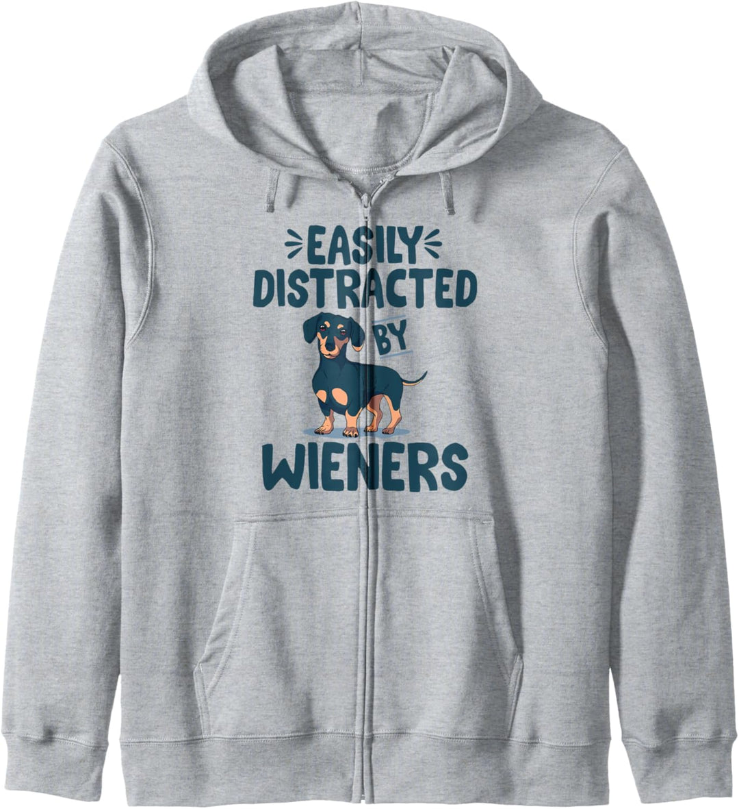 Leicht ablenkbar durch Dachshund | Lustiges Dackel Dachshund Kapuzenjacke