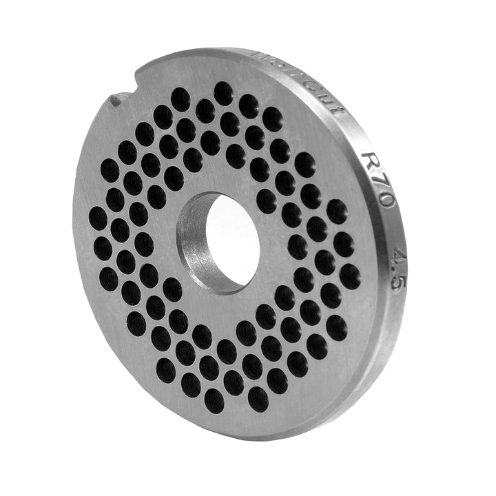 Wolfcut R70 Fleischwolfscheibe mit 4,5 mm Bohrung System Unger Werkzeugstahl