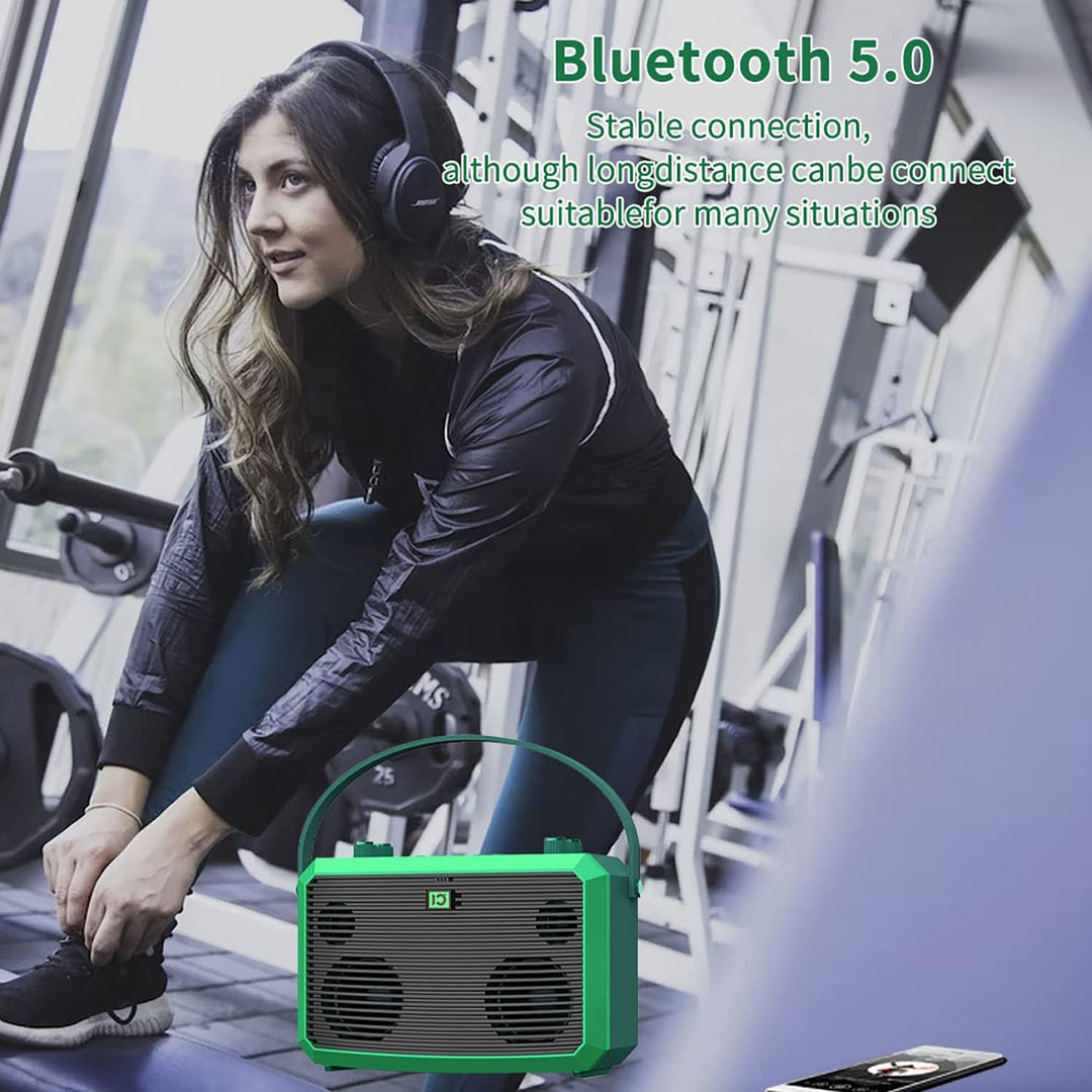 SHIDU M5 50W Karaoke-Maschine für Erwachsene, tragbares PA-System, Sprachverstärker, Bluetooth-Lauts