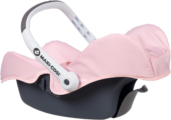 Smoby - Maxi Cosi Autositz - Autositz mit Tragebügel im Original Maxi-Cosi Design, Puppen-Zubehör fü