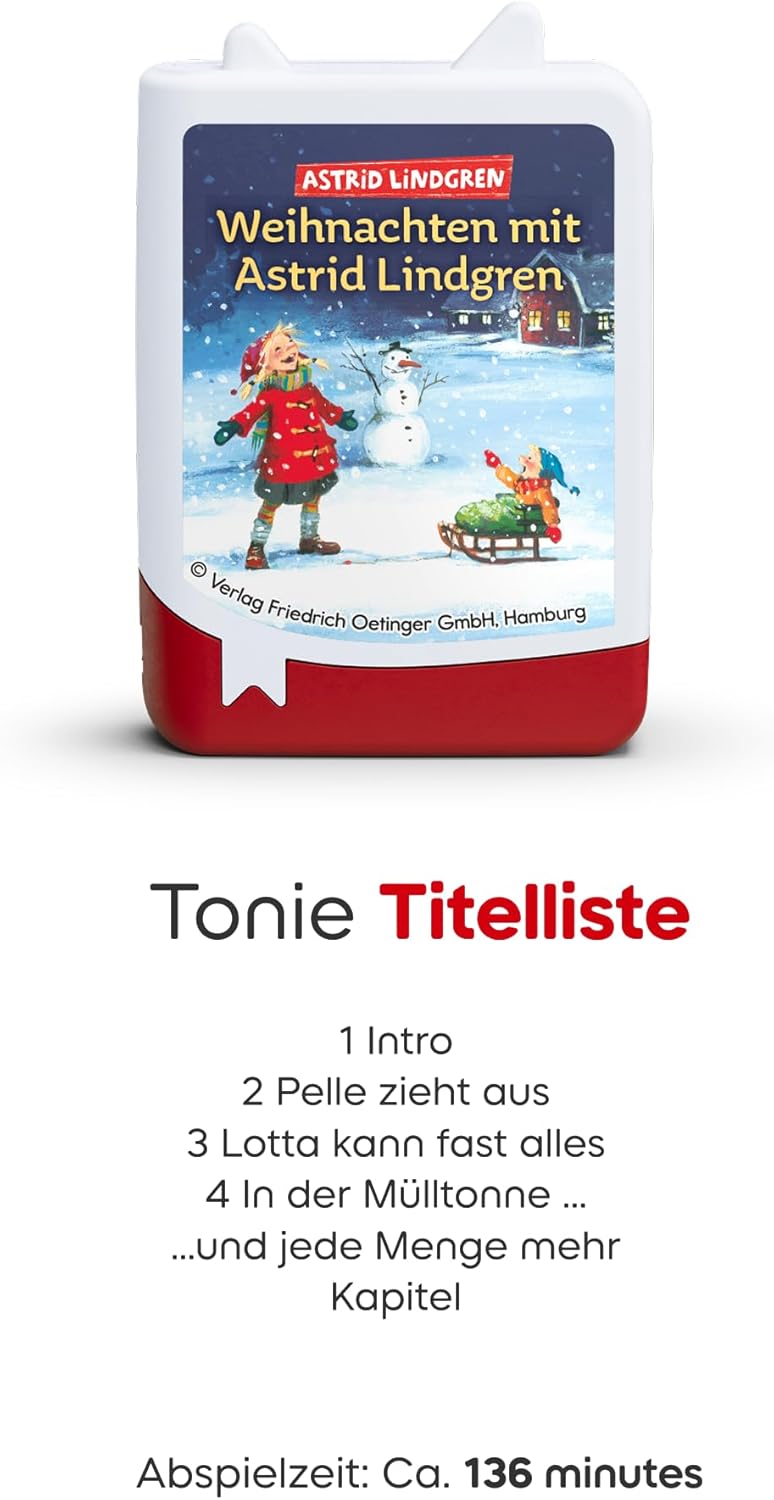 tonies Hörfigur für Toniebox, Book, Astrid Lindgren: Die schönsten Geschichten von Pippi Langstrumpf