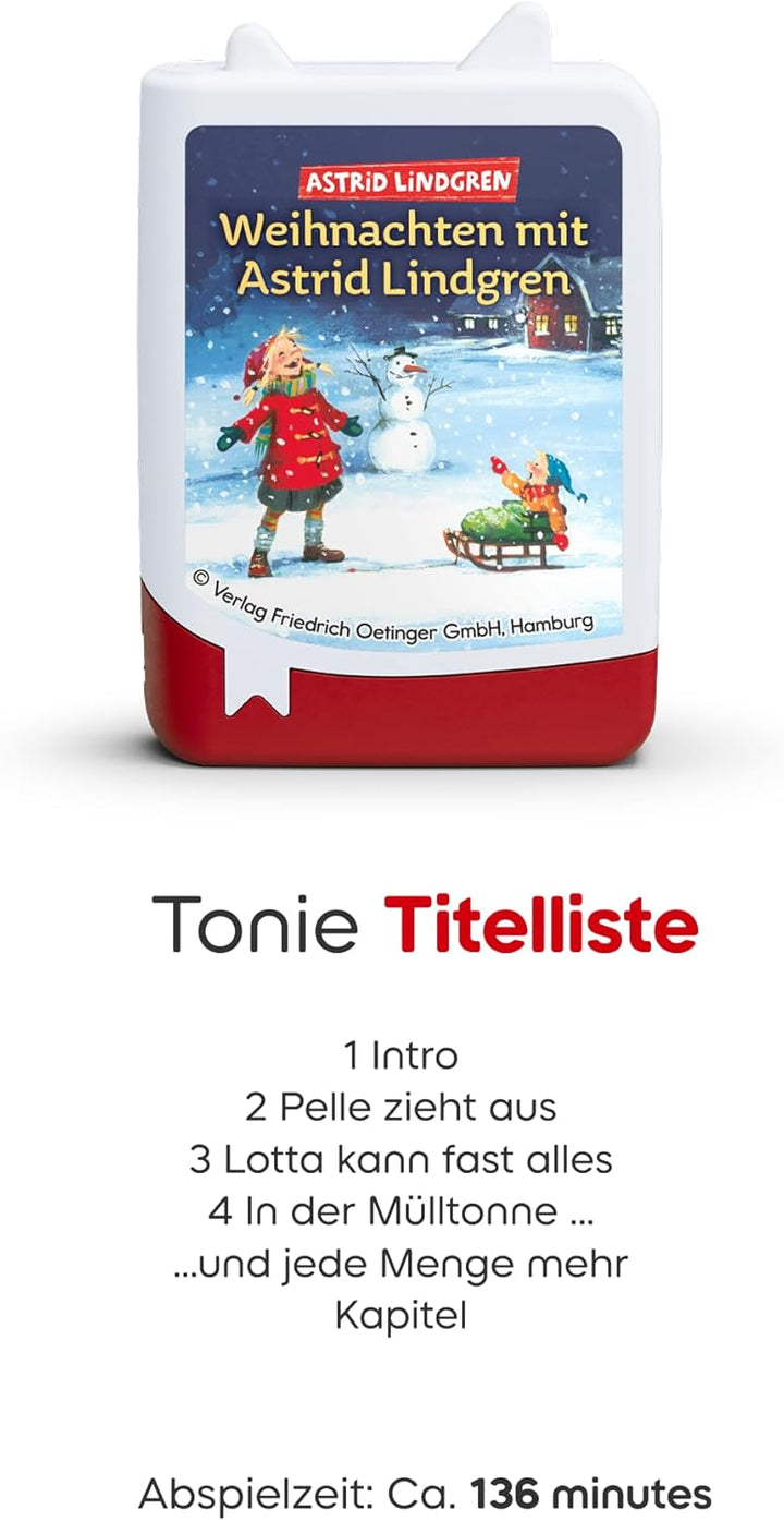 tonies Hörfigur für Toniebox, Book, Astrid Lindgren: Die schönsten Geschichten von Pippi Langstrumpf