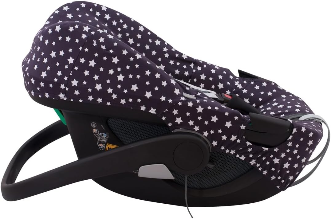 JYOKO KIDS Bezug kompatibel mit Maxi Cosi Pebble 360 Y FamilyFix 360, aus Baumwolle (Winter Sky) Win