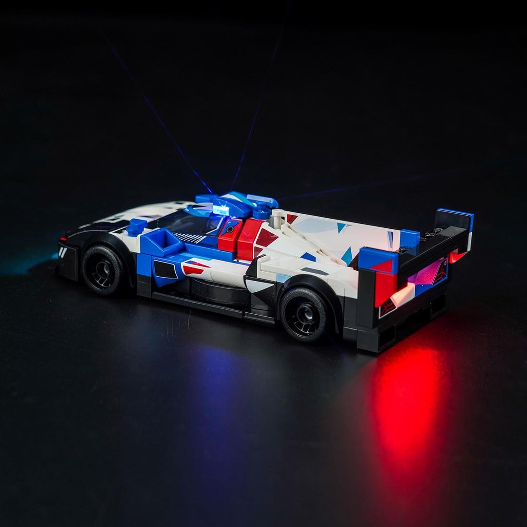 Led Licht Set für Lego Speed Champions BMW M4 GT3 & BMW M Hybrid V8 Rennwagen Auto-Spielzeug (Kein L