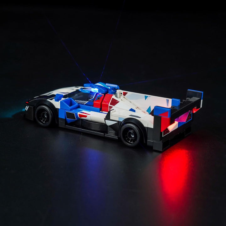 Led Licht Set für Lego Speed Champions BMW M4 GT3 & BMW M Hybrid V8 Rennwagen Auto-Spielzeug (Kein L