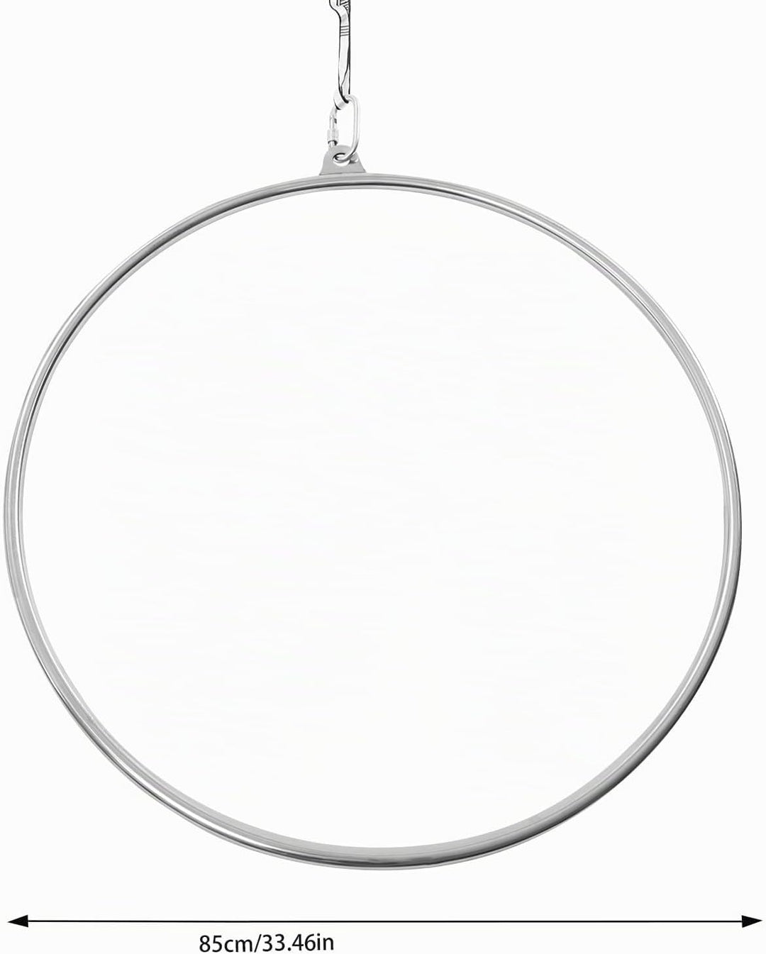 Aerial Hoop Professioneller Edelstahl Einpunkt Hooping Ring Kit für Luftakrobatik und Aerobic bis 11