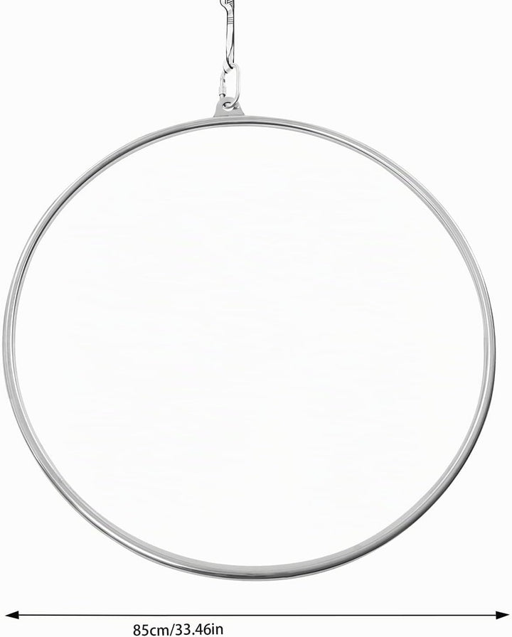 Aerial Hoop Professioneller Edelstahl Einpunkt Hooping Ring Kit für Luftakrobatik und Aerobic bis 11