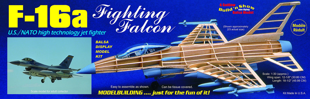 1/30 F-16a Fighting Falcon -12.1 Zoll