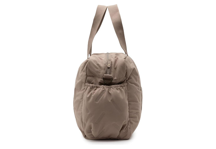 Jollein Wickeltasche Embossed Lily – Milky Coffee – Stylische Wickeltasche mit Geprägtem Muster – Wa
