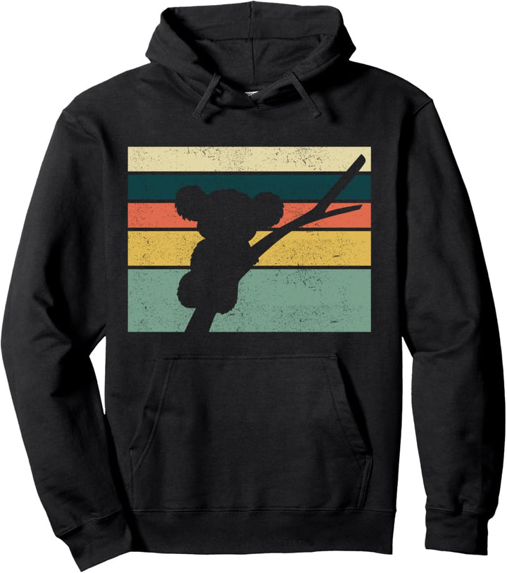 Koala Retro & Vintage Design - Farbblock Pullover Hoodie