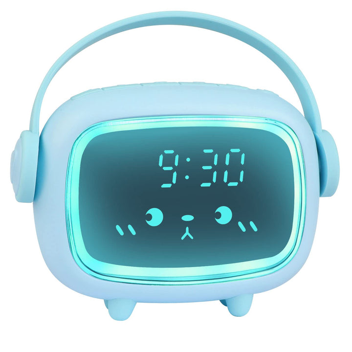 Ayybboo Wecker Kinder Digital Kinderwecker für Mädchen Jungen Digitaluhr Engel Wecker Uhr Wecker (Bl