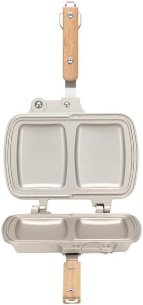 Snow Peak Tramezzino Camping Sandwichmaker, Aluminium, geeignet für Camping & Outdoor