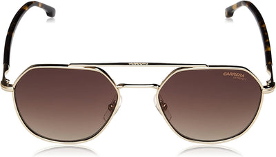 Carrera Unisex Sunglasses 53 06j/Ha Gold Havana, 53 06j/Ha Gold Havana