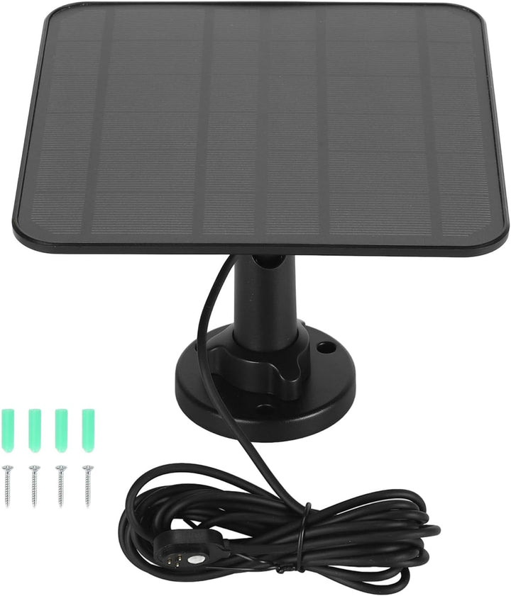 Solarpanel für Überwachungskamera, 12 W Magnetisches Solarpanel Ladegerät für Pro 3/Pro 4/Pro 5S/Ult