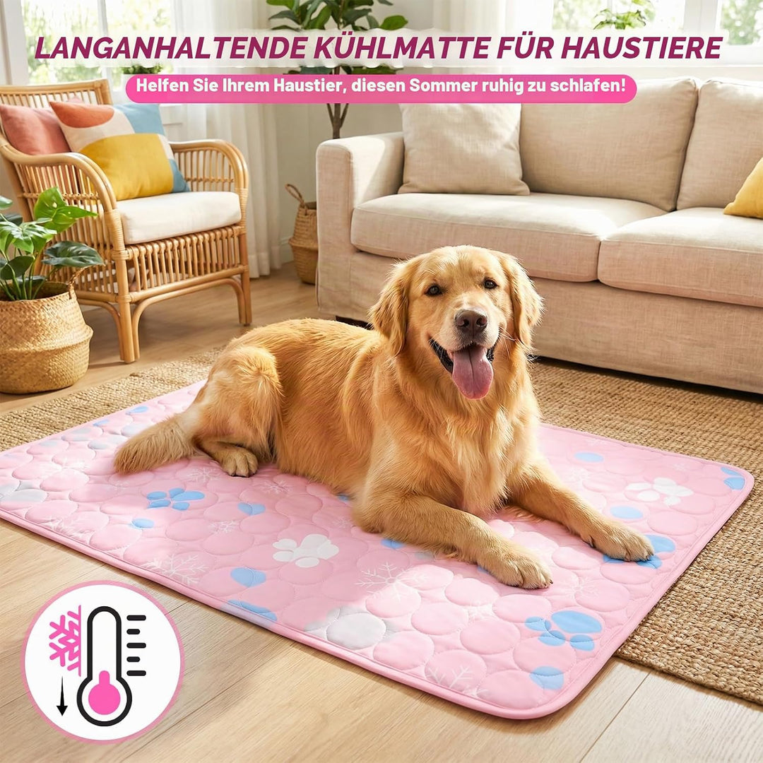 Kühlmatten Hunde, Kühltdecke für Hunde, Hundedecke Sommer für Haustiere, Washbares Haustier Kühlmatt