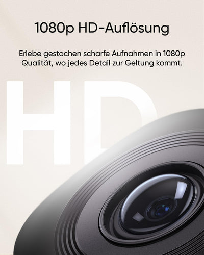 eufy Security Indoor Cam C210, 1080p Überwachungskamera innen, 360° Schwenk-/Neigefunktion, WLAN, Ka