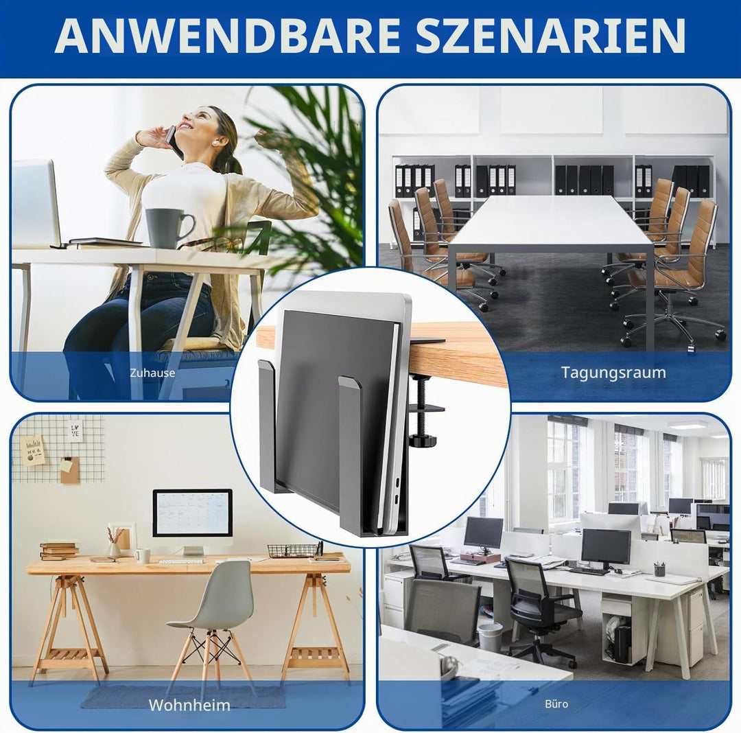 Laptop Halterung Schreibtisch Seitlich, Verstellbare Schreibtischseitenlaptop-Halterung, Laptop Stän