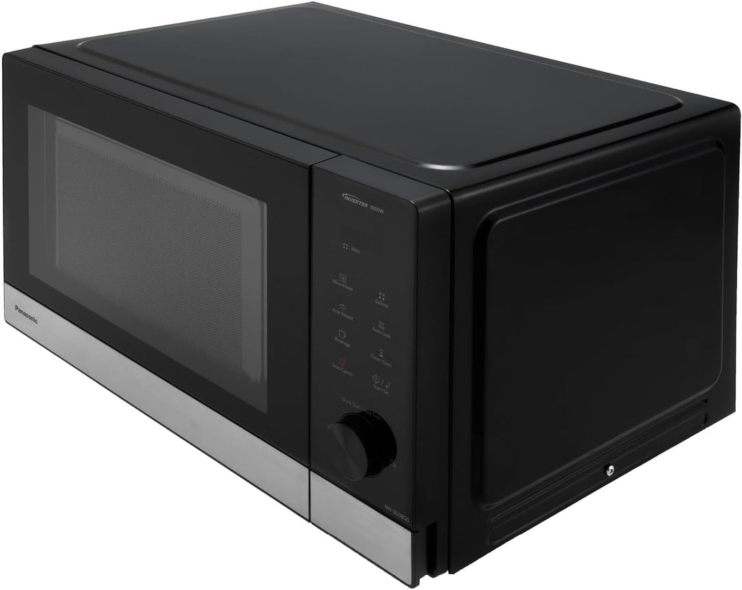 Panasonic NN-SD38QSEPG 29L Solo-Mikrowelle, 1000 W, automatisches Auftauen, 11 automatische Programm
