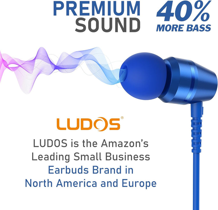 LUDOS OMNITONE USB C Kopfhörer, 5 Jahre Garantie für iPhone 16 15 Pro Max Plus Samsung Galaxy S24 S2