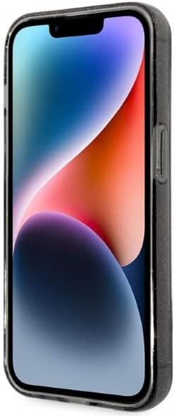 Karl Lagerfeld KLHCP14XHNKCTGK Hülle für iPhone 14 Pro Max 6,7" Schwarz hardcase Gliter Karl&Choupet