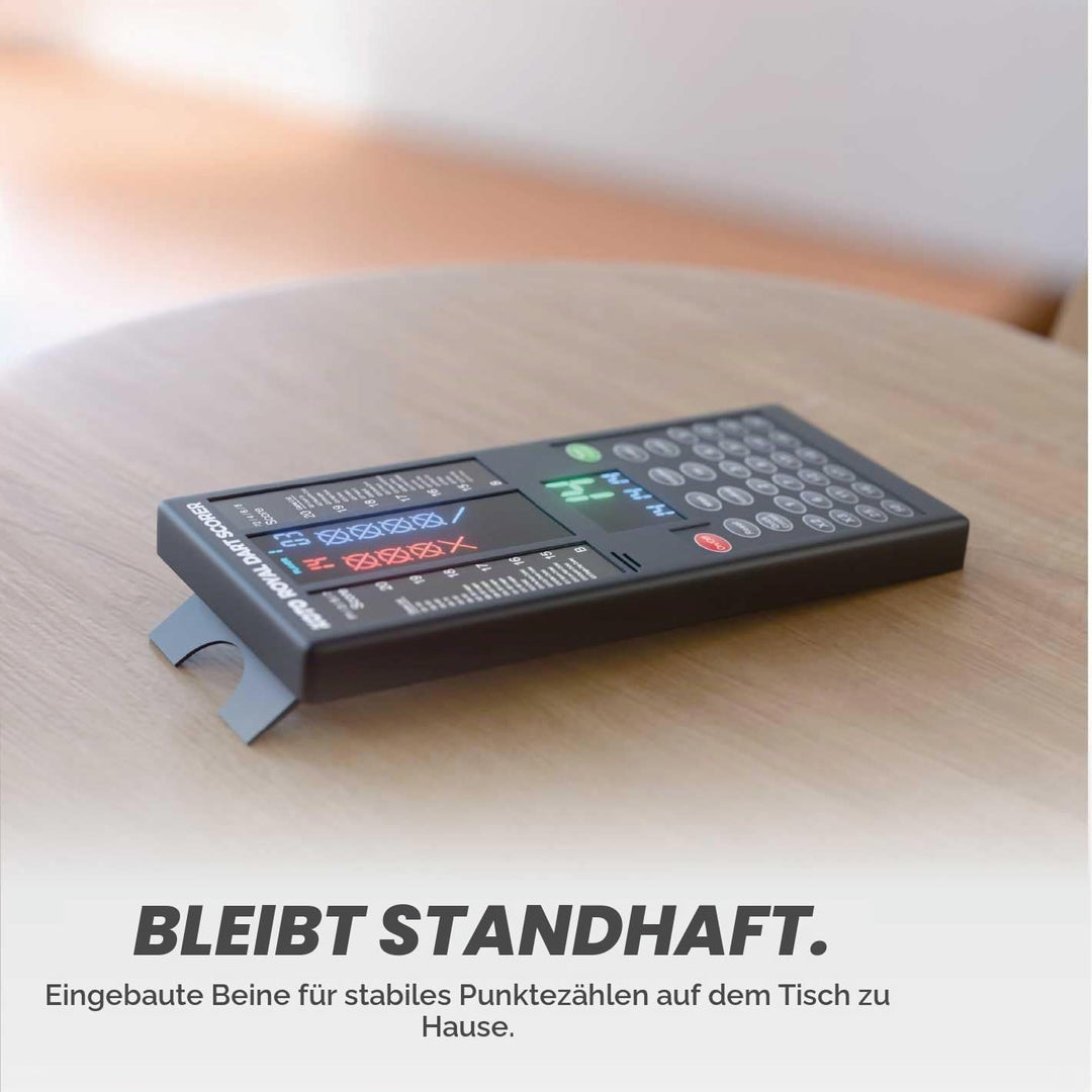 KOTO Royal Dart Scorer - Elektronische Touch Pad Dart Scorer Punktzähler - Für 8 Spieler - 40 Spiele