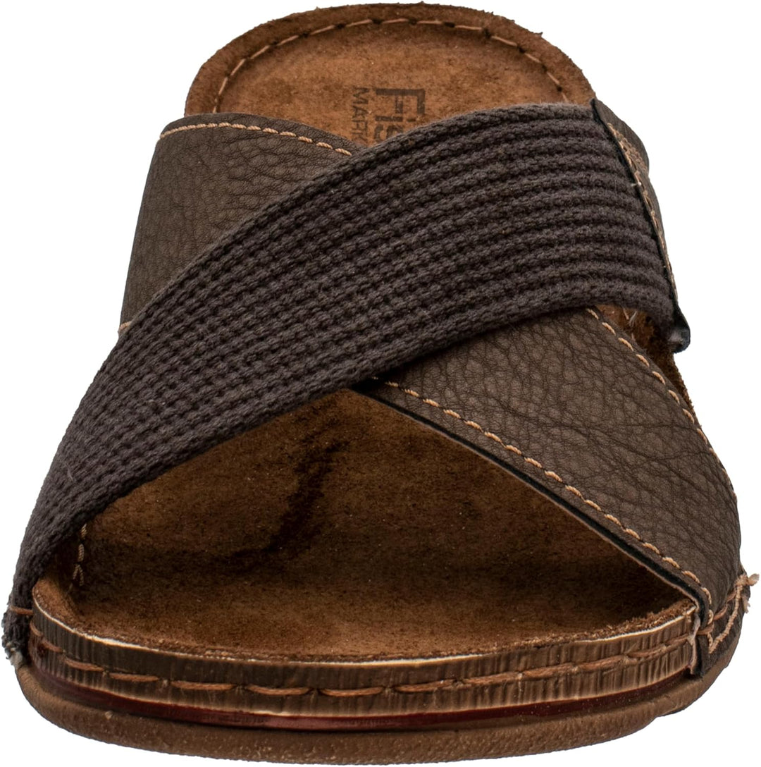 Fischer Markenschuh Herren, Männer, Pantoletten, Pantoletten 41 EU Braun Nuss 74, 41 EU Braun Nuss 7