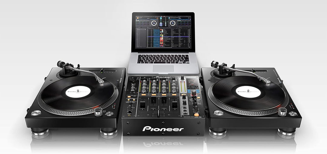 Pioneer DJ PLX-500-K DJ-Plattenspieler mit Direktantrieb, schwarz Black Single, Black Single