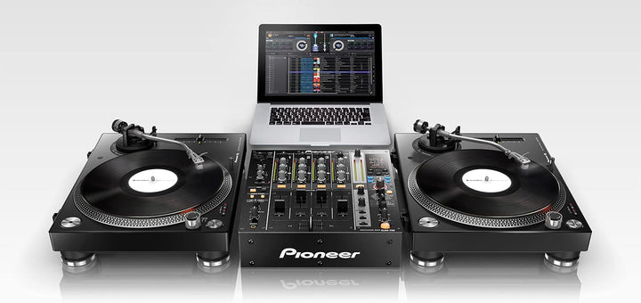 Pioneer DJ PLX-500-K DJ-Plattenspieler mit Direktantrieb, schwarz Black Single, Black Single