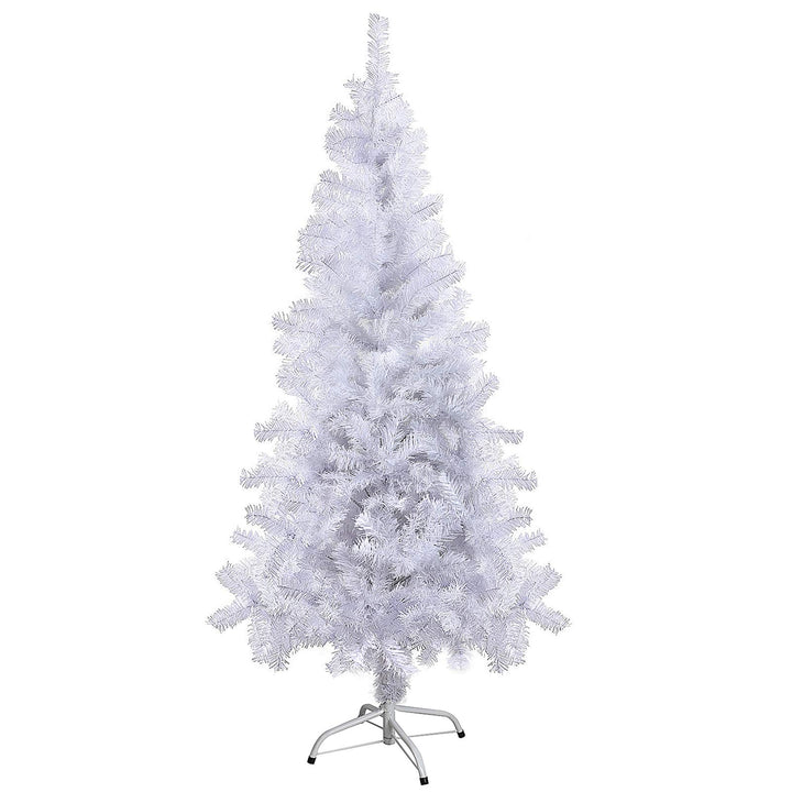 Weihnachtsbaum weiss, 120/150/180/210 cm Weiss, künstlicher Weihnachtsbaum, Kunsttanne mit Metallstä