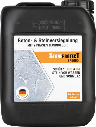 StoneprotecT SP5000 Premium Nano Stein-Imprägnierung aussen | Made in Germany | Langfristiger Schutz