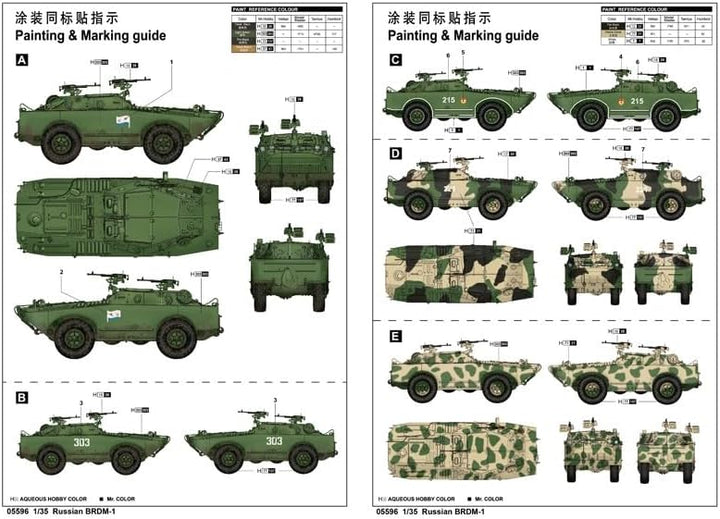 Trumpeter BRDM-1 TR05596 Mehrfarbig