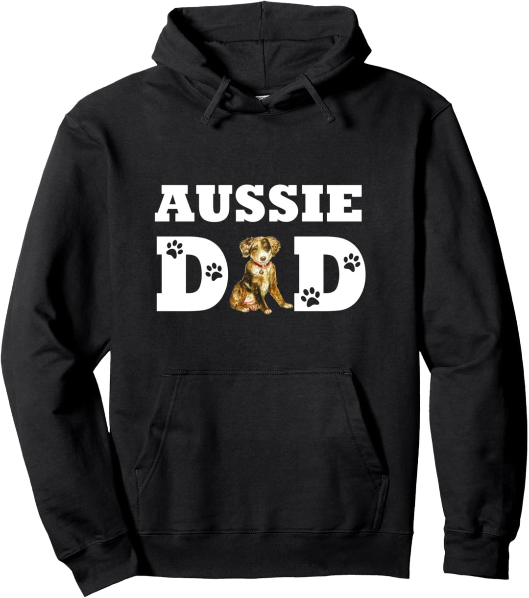 Aussie Dad Australian Shepherd Papa Hundepapa Hund Pullover Hoodie