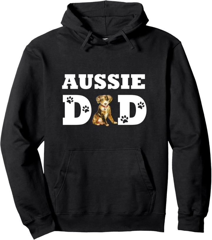 Aussie Dad Australian Shepherd Papa Hundepapa Hund Pullover Hoodie