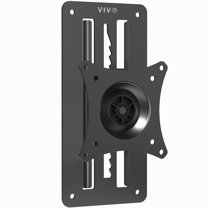 VIVO Höhenverstellbare 17 bis 32 Zoll Einzelmonitor Gelenk-Wandhalterung für stehende Workstations,