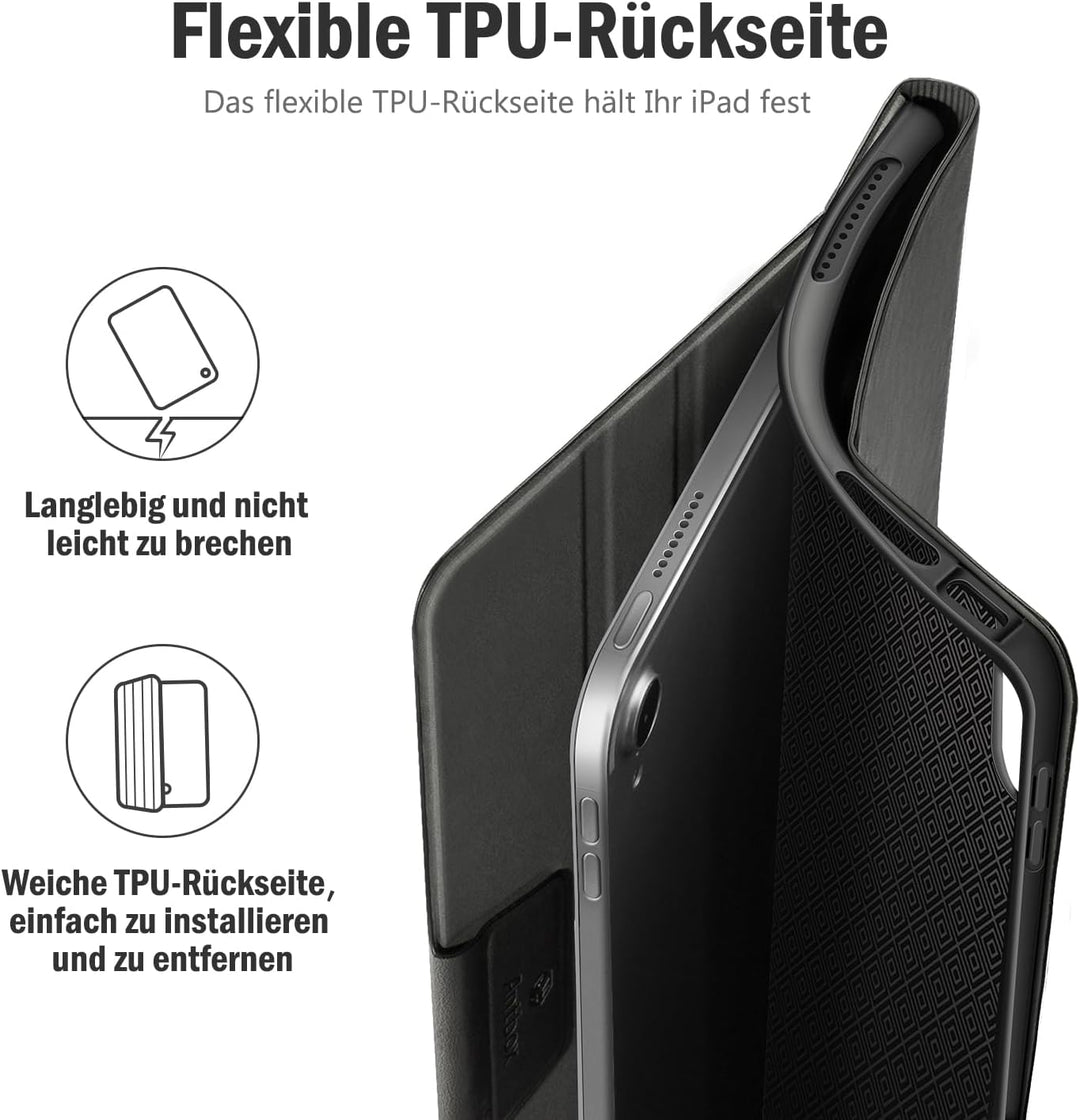 Antbox Hülle für iPad 10 Generation 2022 10,9 Zoll mit stifthalter Apple Pencil Halter Auto Schlaf/W