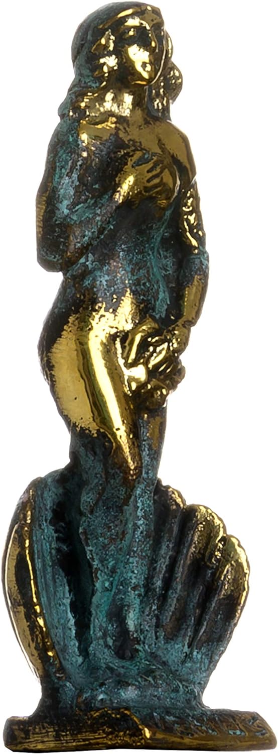 Rising Venus Aphrodite Zeus Tochter griechische Göttin massiv Bronze 8 cm