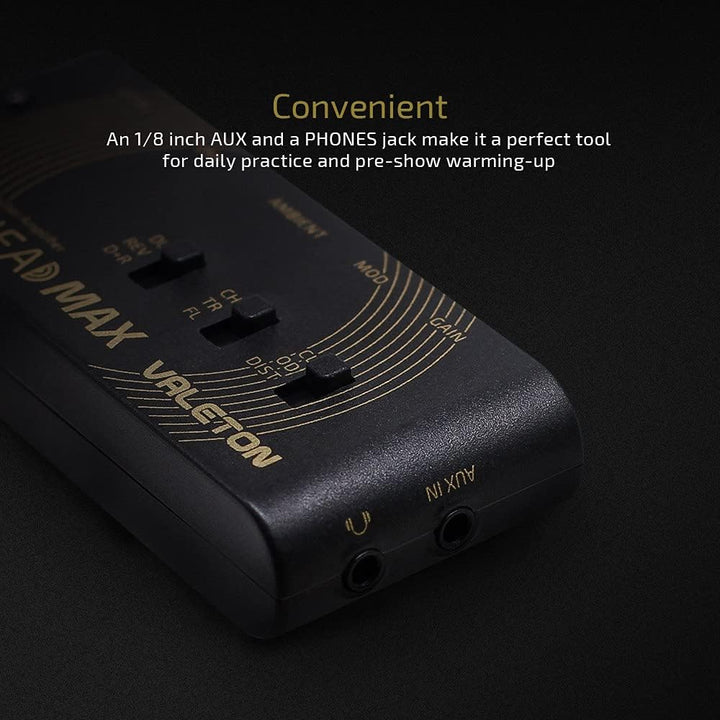 VALETON Rushead Max Mini Verstärker USB Aufladbar Portabel Hosentasche Gitarre Kopfhörerverstärker S