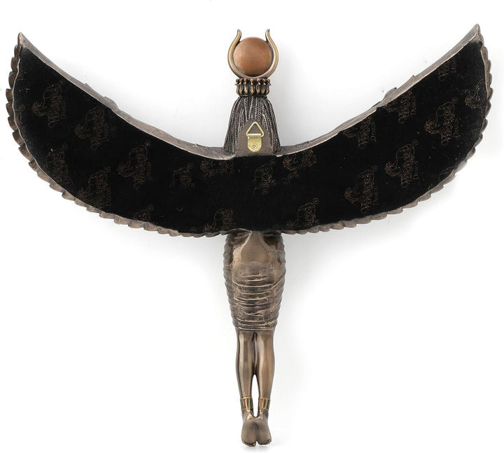 Veronese Design Wandschild, ägyptische Göttin Isis Spreading Wings 30 cm hoch
