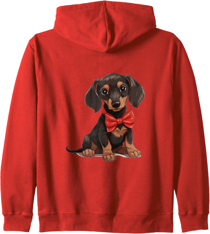 Nur mein Dackel schwarz Kapuzenjacke